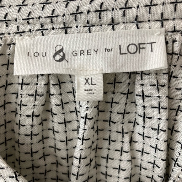 Lou & Grey for LOFT Women’s Sz XL 3/4 sleeve top NWT - Picture 4 of 5